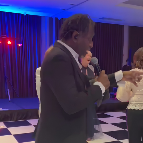 Stephen Bayliss entertained guests at the Headway Sefton Summer Ball