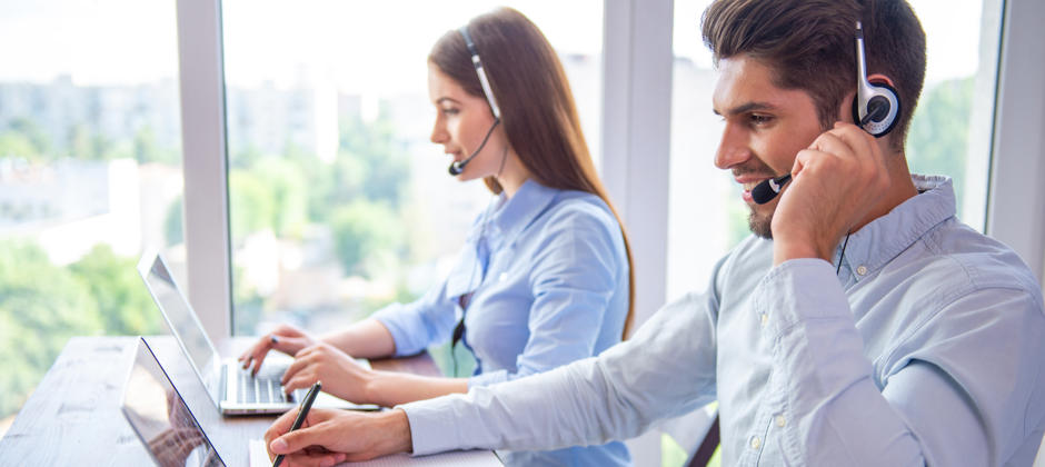 Professional Man And Woman Working In Call Center 2026 03 10 02 07 47 Utc (1)